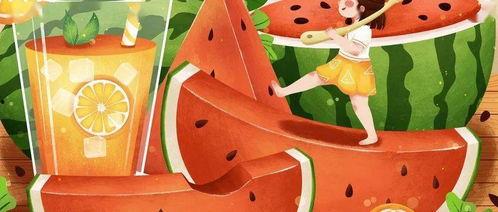 正确吃瓜姿势图片,轻松享受夏日清凉时光